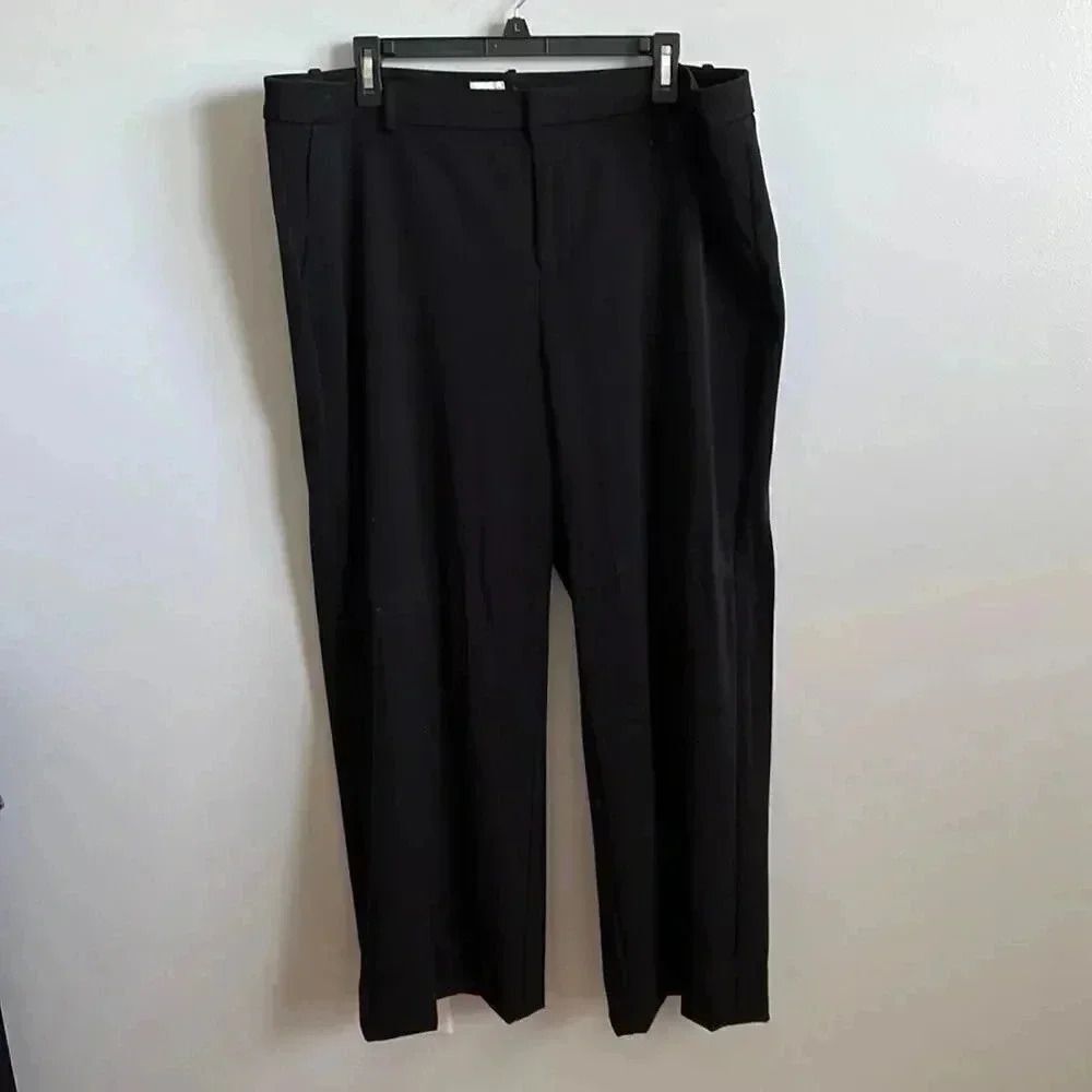 A New Day from target size 18 Short wide leg black dress pants - Picture 2 of 6